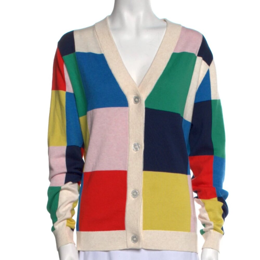 KULE Block Pattern Cardigan